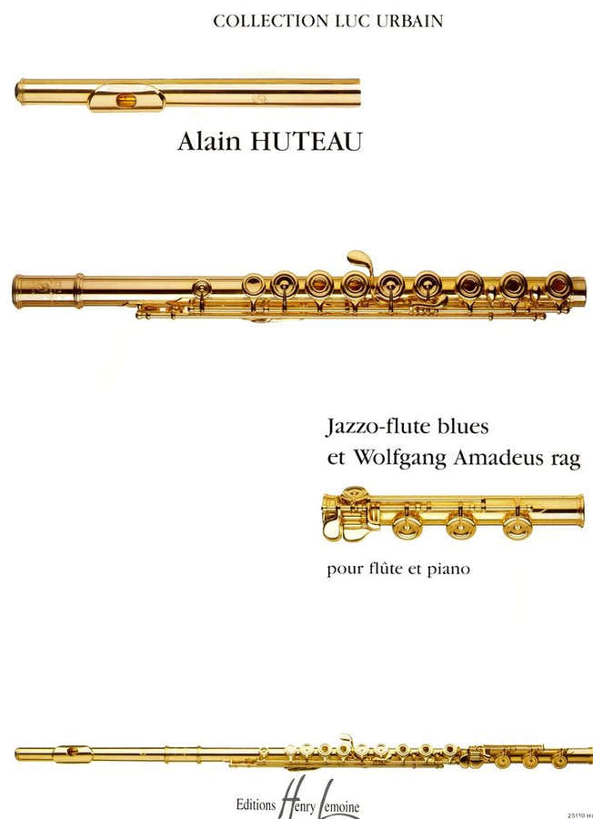 Huteau - JAZZO-flûte Blues & W.a. Rag - Flûte et Piano (ou Vibraphone)