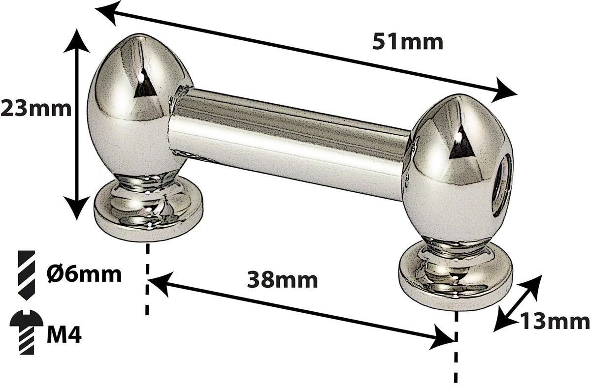 TL7S38 - TUBE LUG - 38MM - SINGLE ENDED (X1)