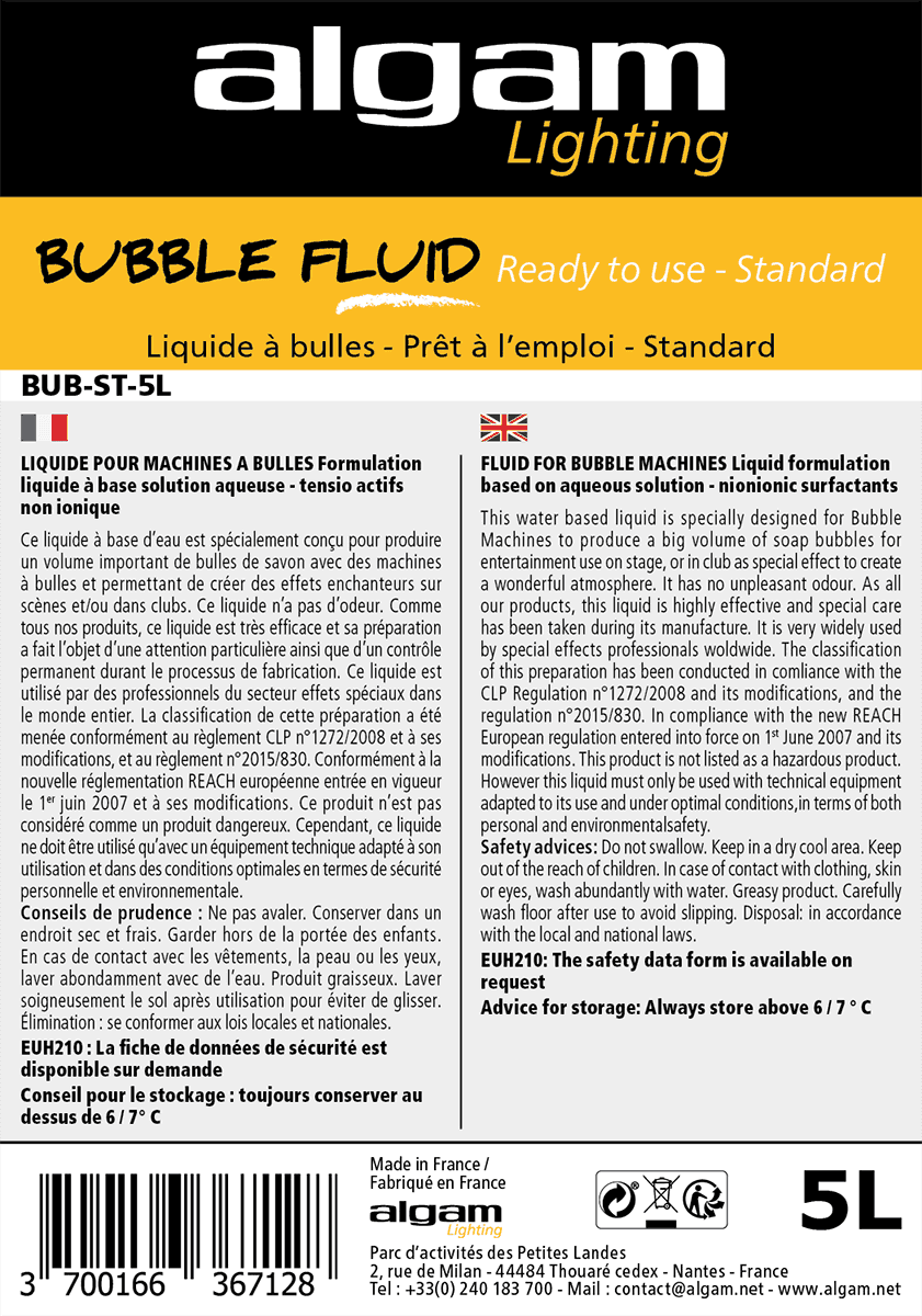 Líquido para bolhas 5L