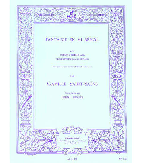 SAINT-saens Camille - Fantaisie En Mib - Trompette & Piano