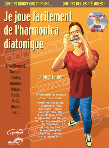 Je Joue Facilement De L'harmonica Diatonique + CD - Huet