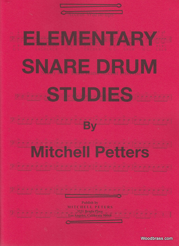 Mitchell Peters Elementary Snare Drum Studies - Peters