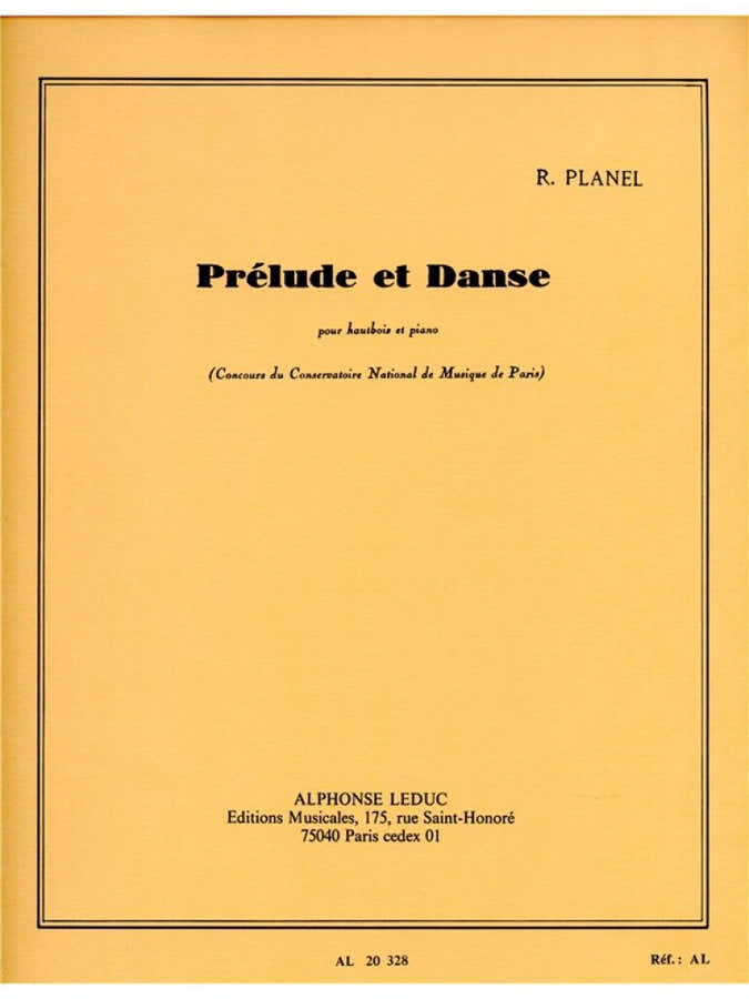 Planel Robert - Prelude et Danse - Hautbois & Piano