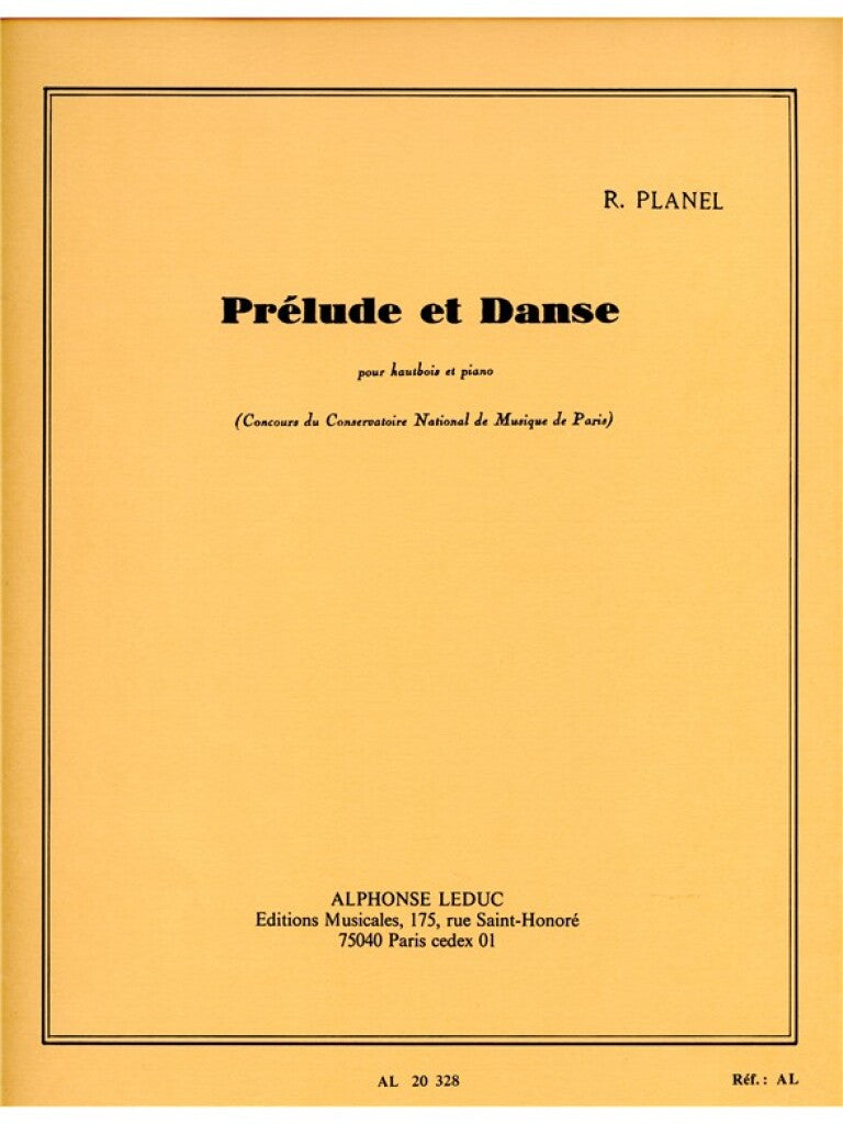 Planel Robert - Prelúdio e dança - Oboé & Piano