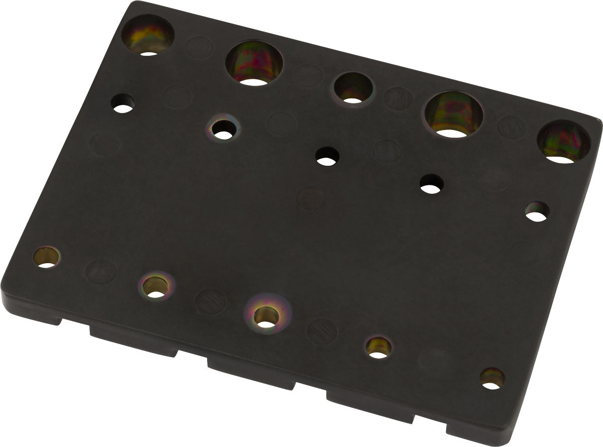 Fender Conjunto de ponte para baixo de 4 cordas HiMass com selas de zinco Preto