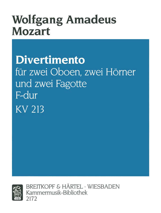Mozart W.a. - Divertimento F-dur KV 213