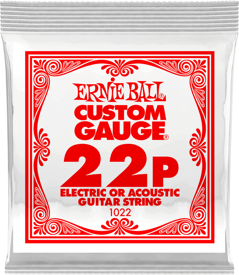 .022 PLAIN STEEL ELECTRIC OR ACOUSTIC GUITAR STINGS