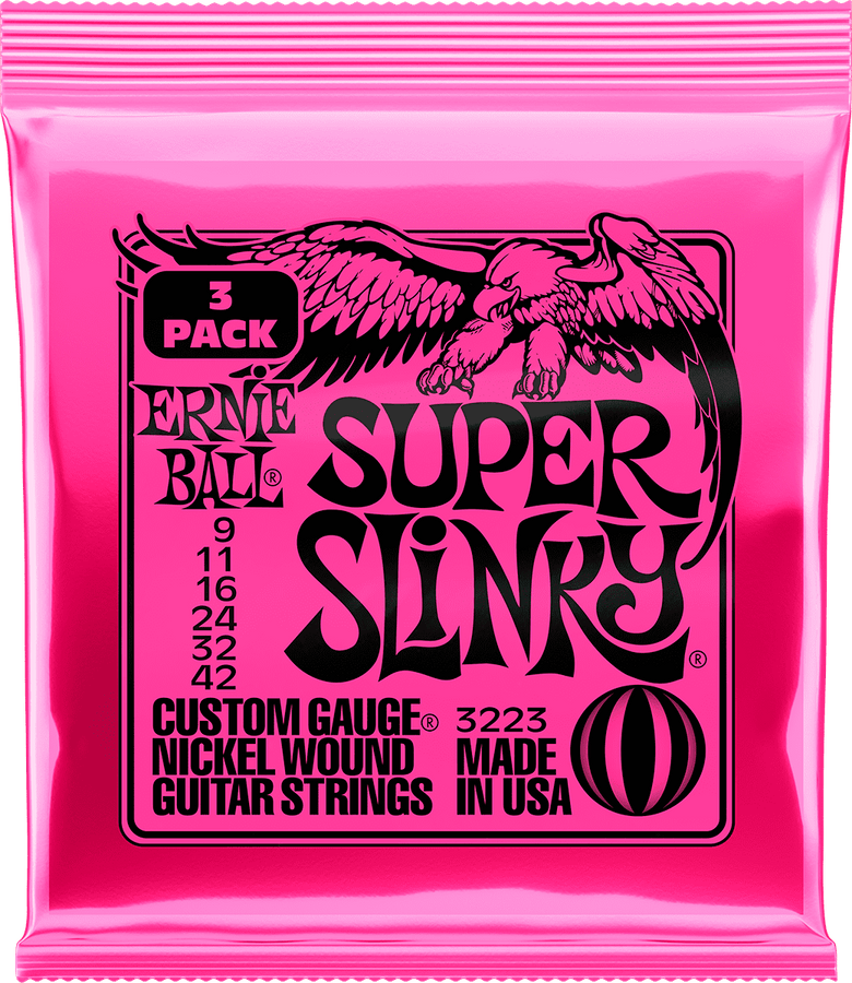 3223 Super Slinky 9-42 Embalagem de 3