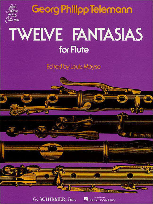 TELEMANN TWELVE FANTASIAS FOR FLUTE