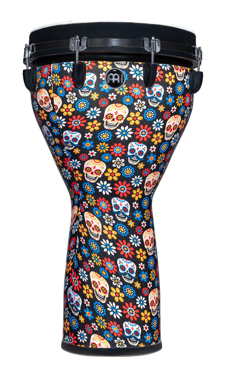 PERCUSSION 14" JUMBO DJEMBE DAY OF THE DEAD