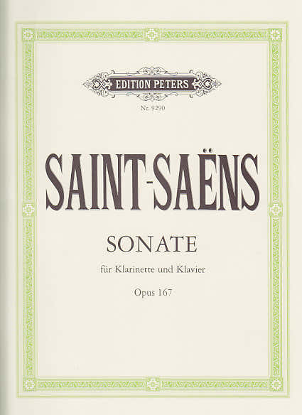 SAINT-saens - Clarinet Sonata Op. 167 - Clarinette et Piano