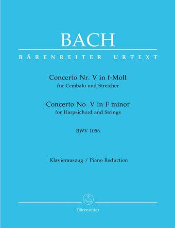 Bach J.S. - Concerto N°5 En Fa Mineur BWV 1056 - Cravo