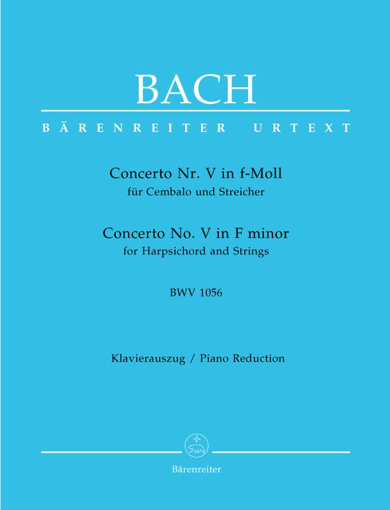 Bach J.S. - Concerto N°5 En Fa Mineur BWV 1056 - Cravo