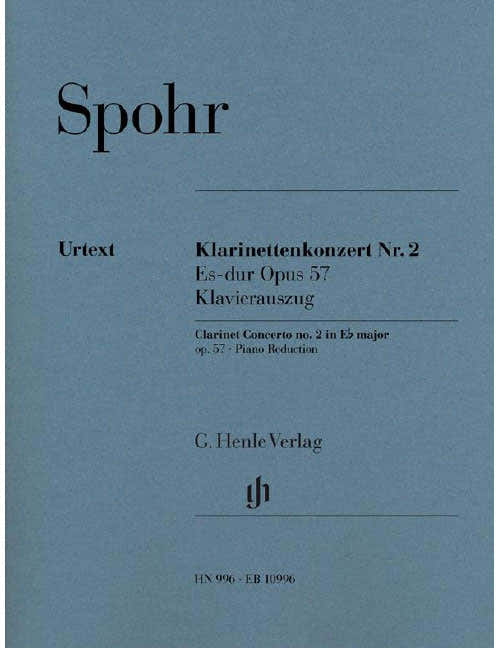 Spohr - Clarinette Concerto No. 2 Op. 57 - Clarinette et Piano