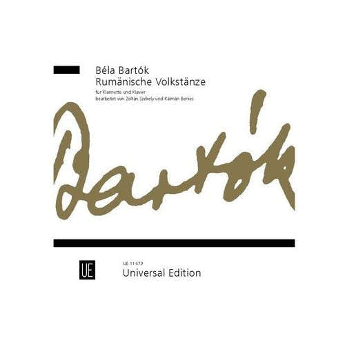 Bartok B. - Rumanische Volkstanze - Clarinette et Piano