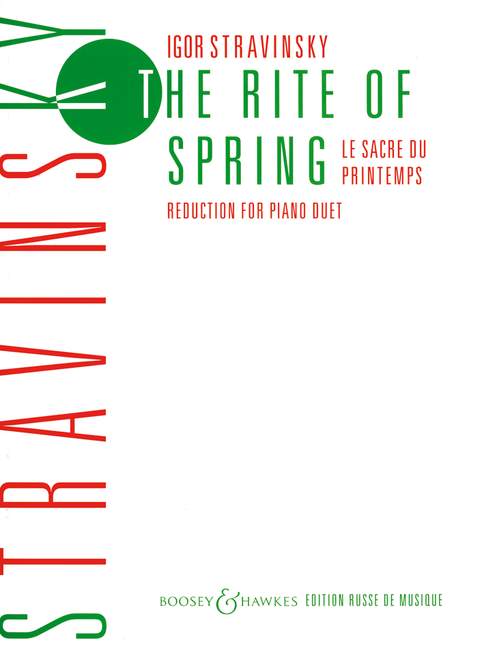 Stravinsky Igor - The Rite Of Spring - Reduction Piano