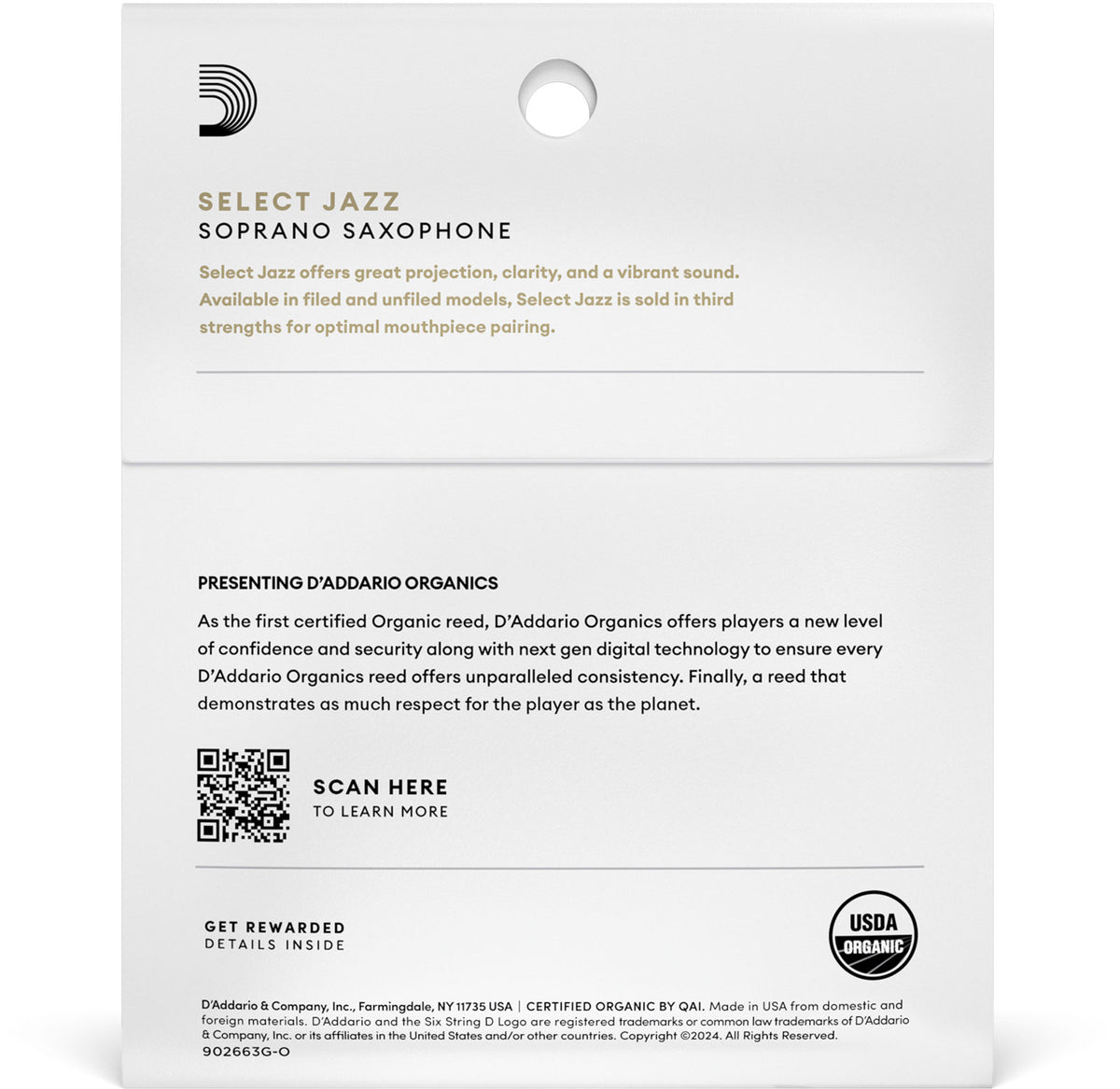 Organic Select Jazz Filed 2Soft Soprano Saxophone (x 3)