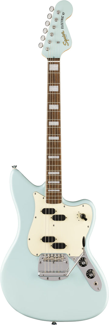 Paranormal Electric VI, LRL Matching Headstock, Daphne Blue