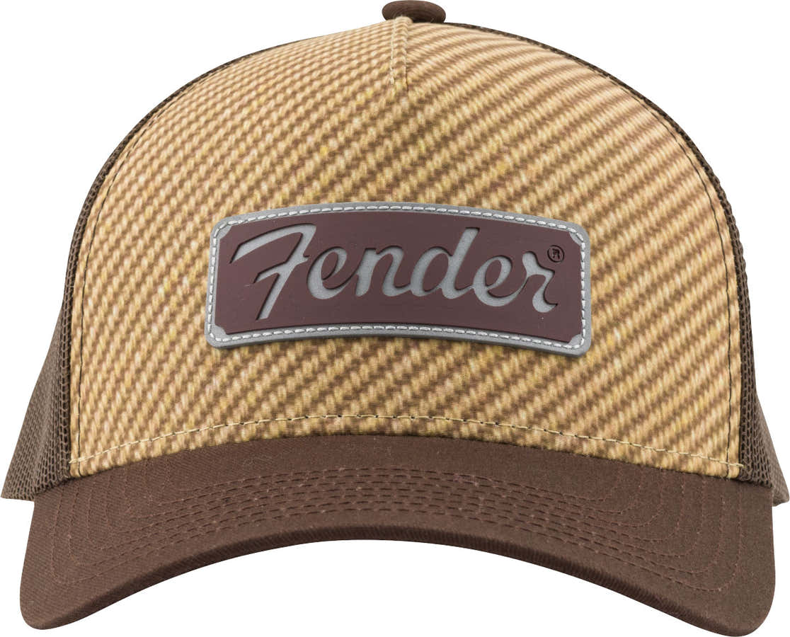 Fender Boné de Tweed Castanho