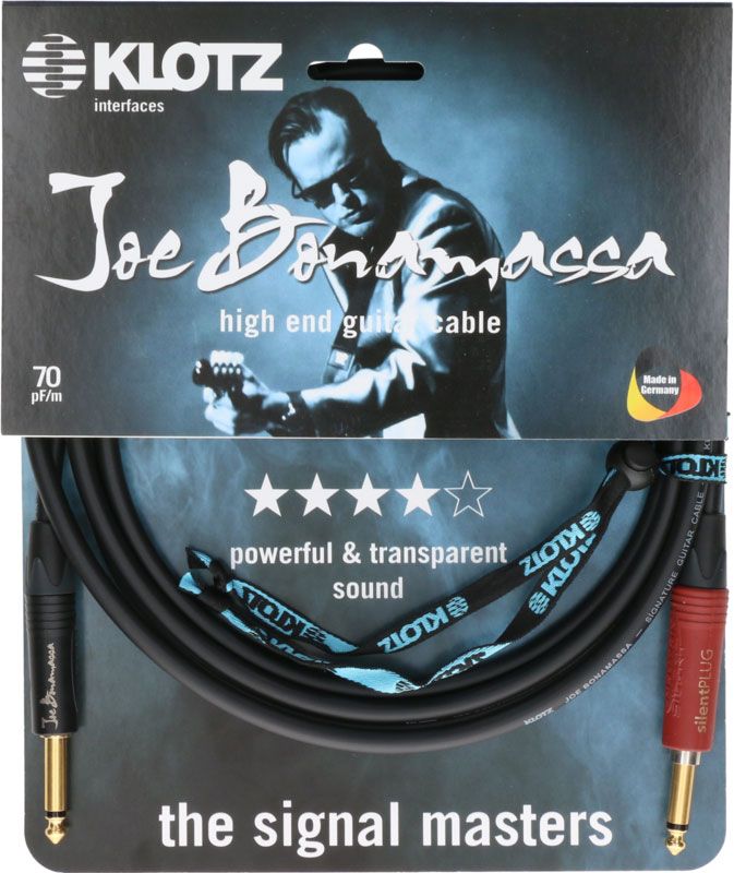 JOE BONAMASSA GUITAR 4,5M,JACK 2P - SILENT PLUG,NEUTRIK