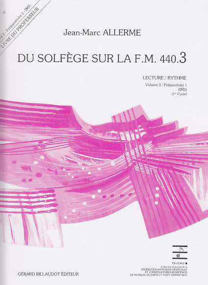 Allerme JEAN-marc - Du Solfege Sur La F.M. 440.3 - Lecture/rythme - Professeur