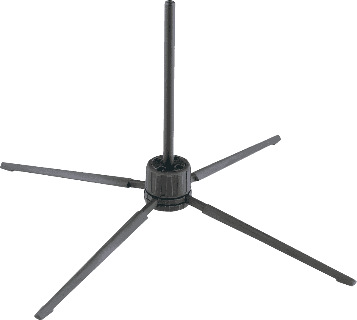 K&M Suporte Preto Para Flauta De Bisel Alto E Tenor