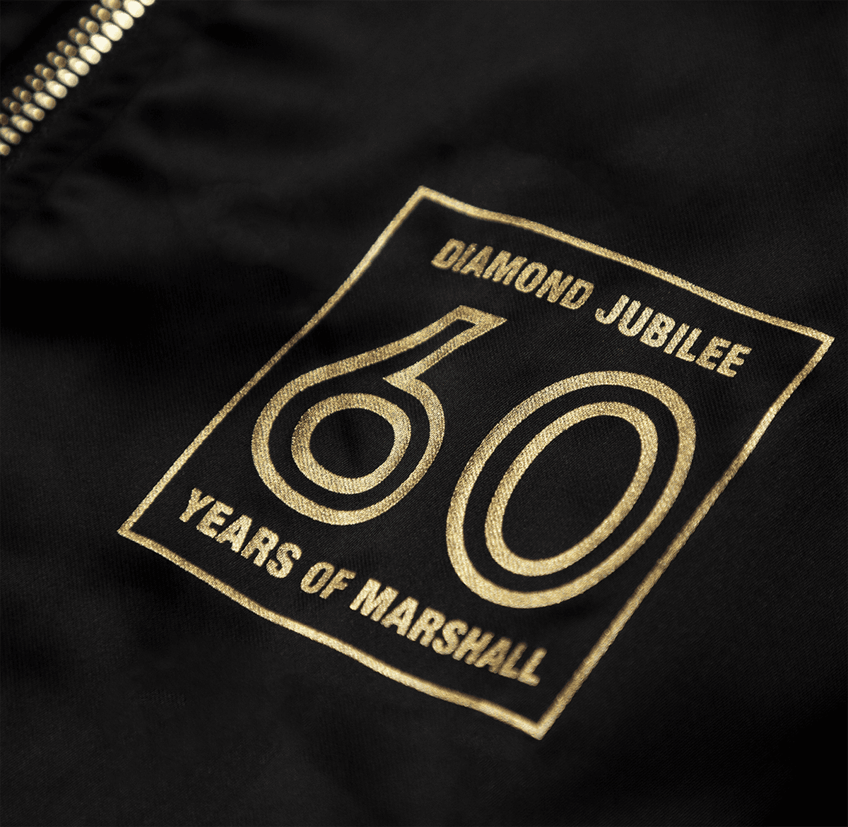 "M" Blusão bomber acetinado do 60.º aniversário