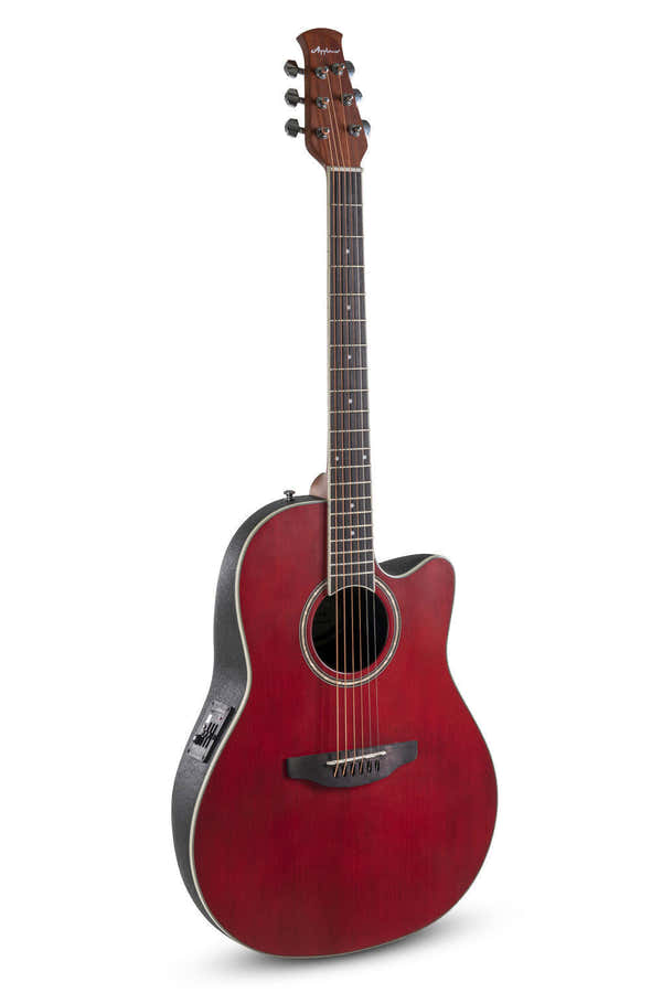 E-Acoustic Guitar Ab24Ii Cs Mid Cutaway Ruby Red Satin