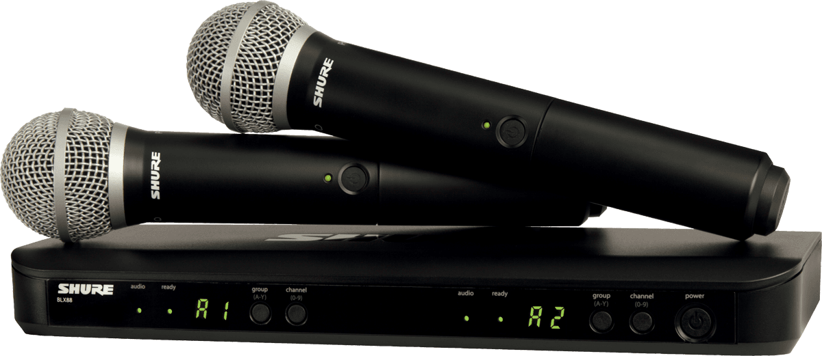 BLX DUAL RECEIVER & MICROPHONE PG58 - K3E