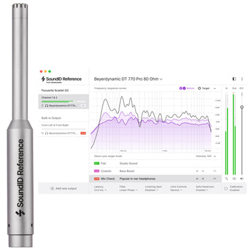 SoundID Reference Altifalantes e auscultadores com microfone