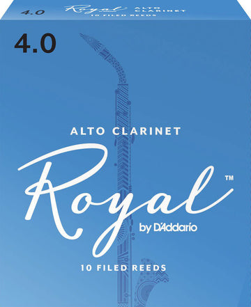 RDB1040 - RICO ROYAL PALHETAS CLARINETE ALTO FORCE 4.0 BOX OF 10