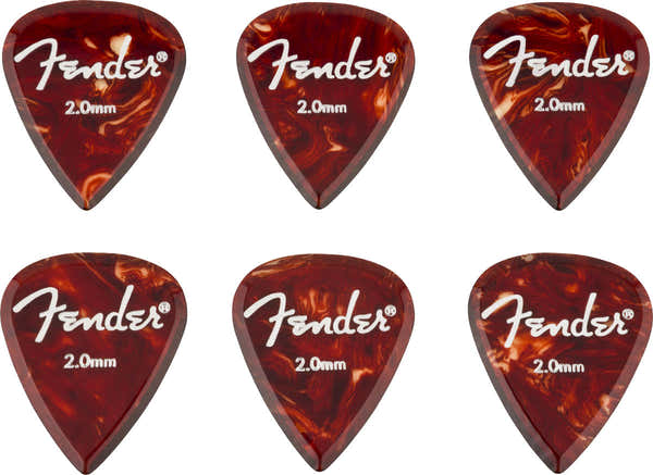 Fender Aero Palhetas de acrílico 6 unidades 2.0mm