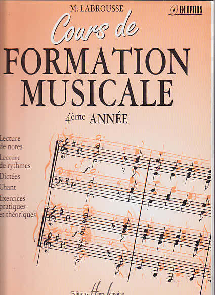 Labrousse Marguerite - Cours De Formation Musicale Vol.4