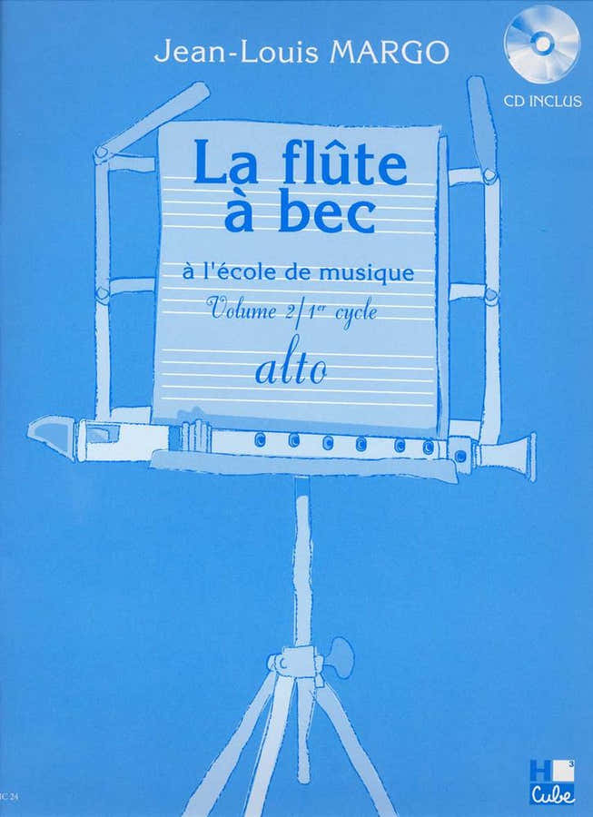 A flauta de bisel alto na escola de música Vol.2 - Margo