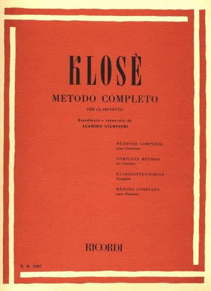 Klose J.e. - Metodo Completo Per Clarinetto