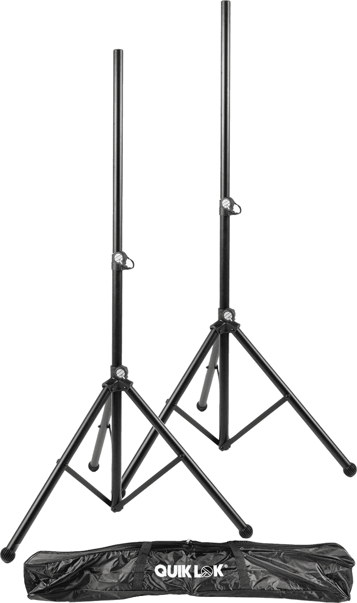 Quiklok PAIR OF SPEAKER STANDS + NYLON COVER