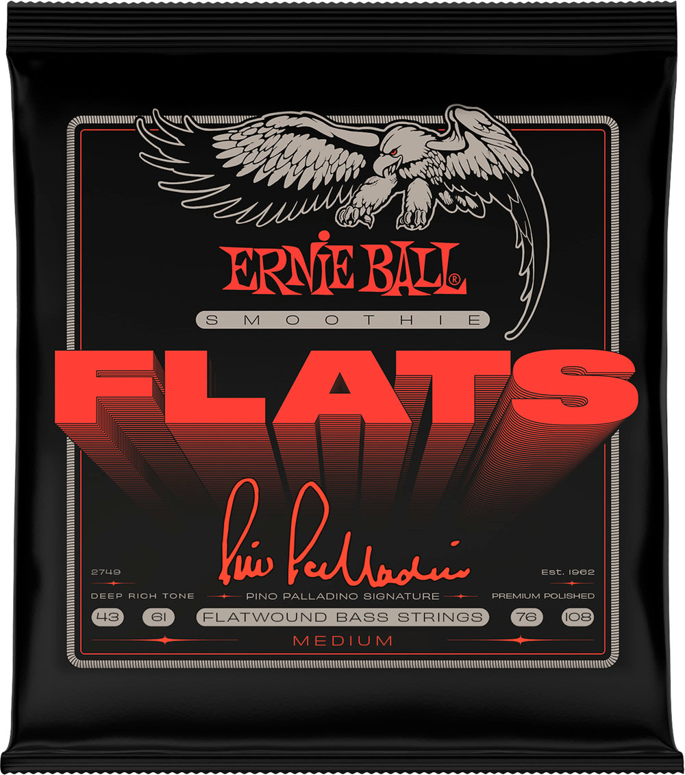 Ernie Ball 2749 Flatwound Sign. Pino Palladino Medium 43-108
