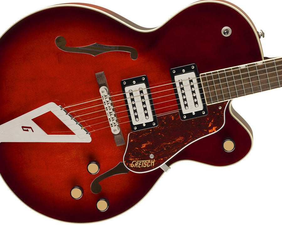 G2420 Streamliner Hollow Body With Chromatic Ii LRL Claret Burst