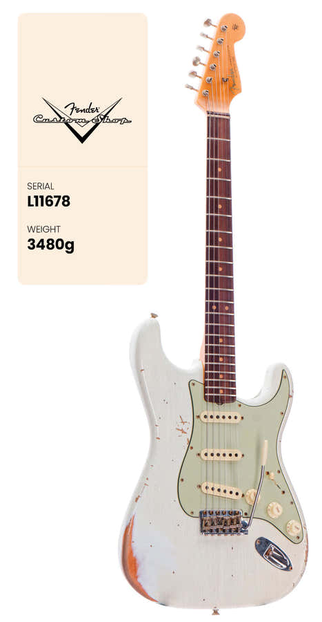 Stratocaster L-Series Ltd Heavy Relic Aged Olympic White