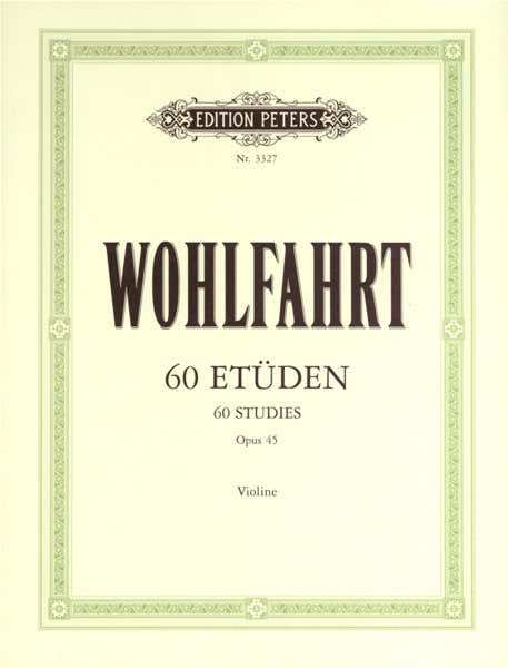 Wohlfahrt Franz - 60 estudos Op.45 - Violino