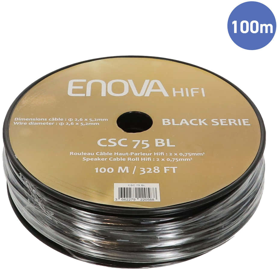 Cabo HIFI para Altifalante CSC 75 BL