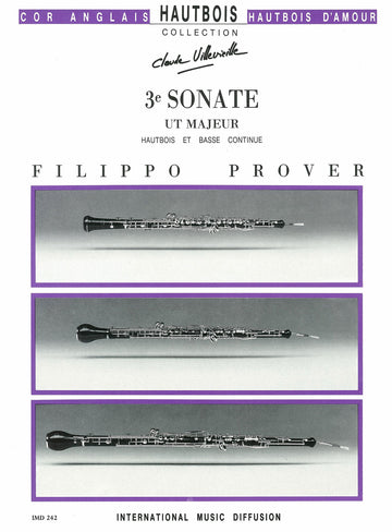 Prover - 3ème Sonate - Hautbois & B.C.
