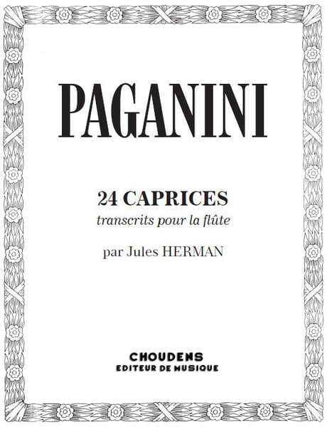 24 Caprices For Solo Flute