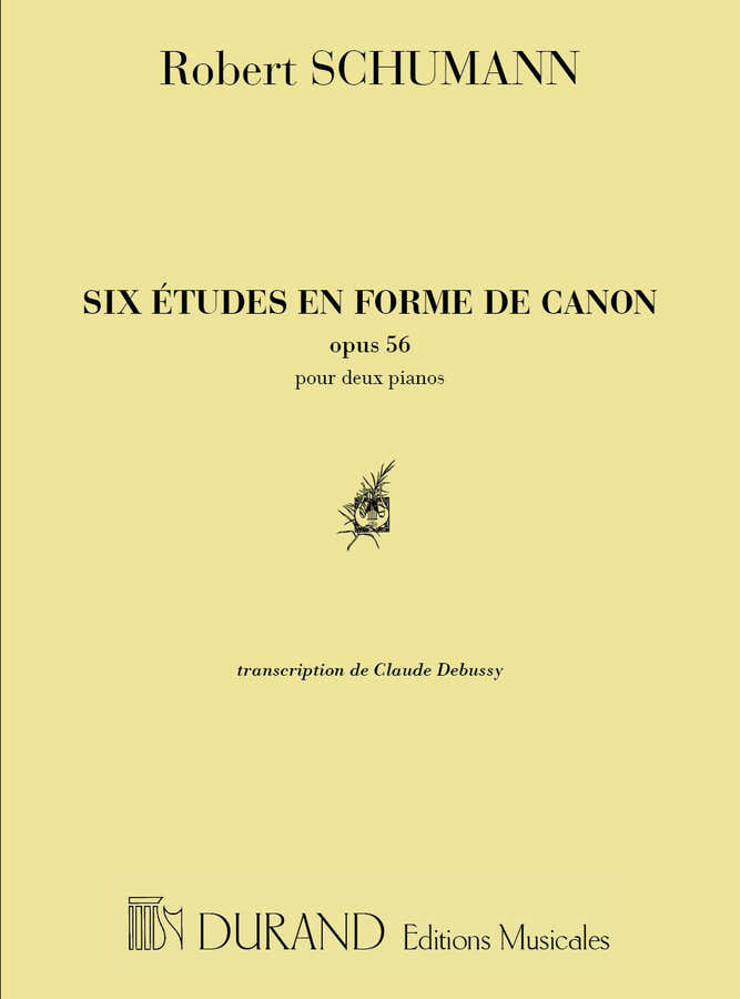 SCHUMANN - 6 ETUDES EN FORME DE CANON - OPUS 56 - PIANO