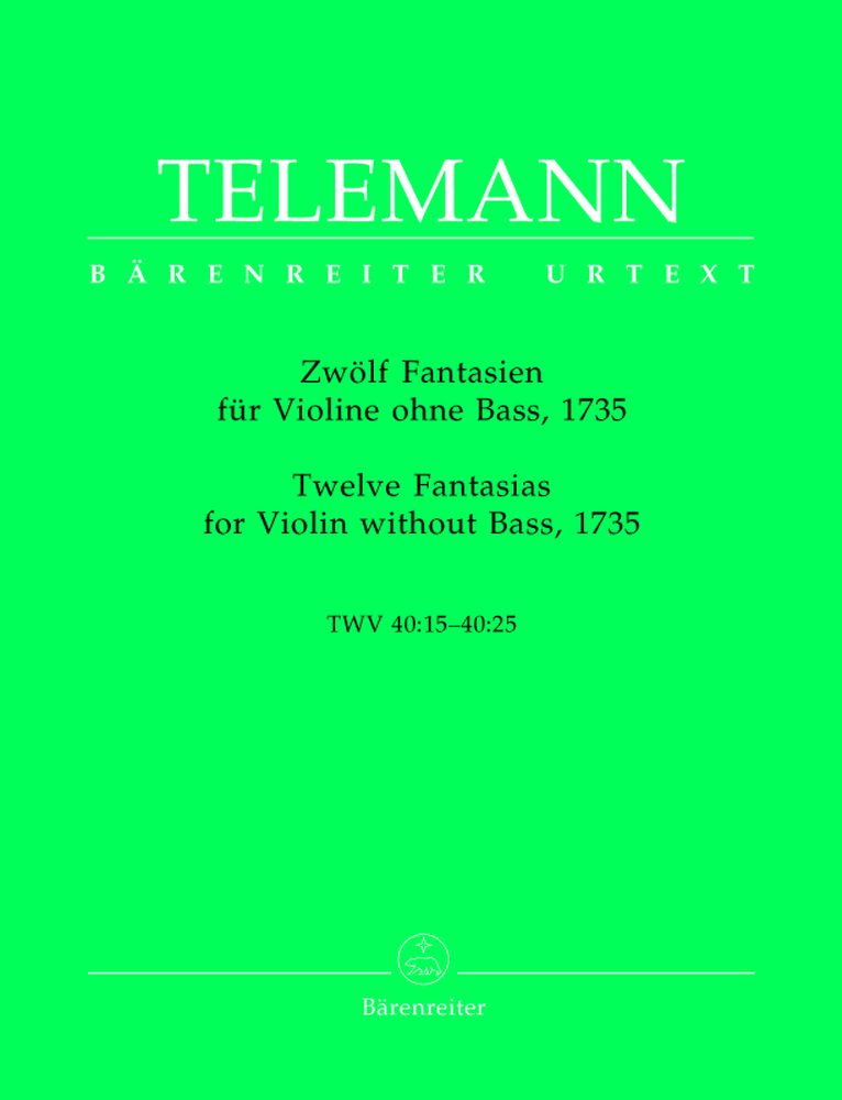 Telemann G.P. - 12 Faisies Twv 40:14 40:25 - Violon