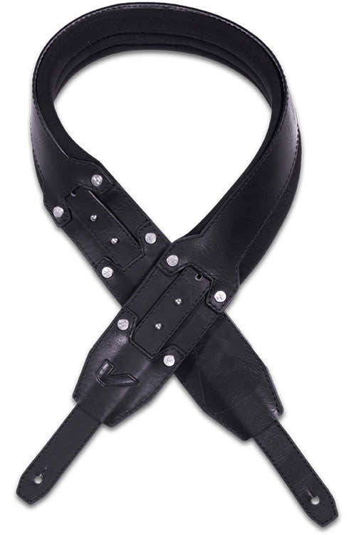Recoil David Ellefson Signature - Correia 9 cm de neoprene e couro vegan - Preto