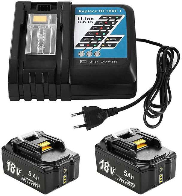 POWER SUPPLY KIT + 2 BATTERIES 18V