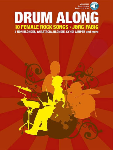 Drum Along 10 músicas de rock feminino + Áudio - Bateria