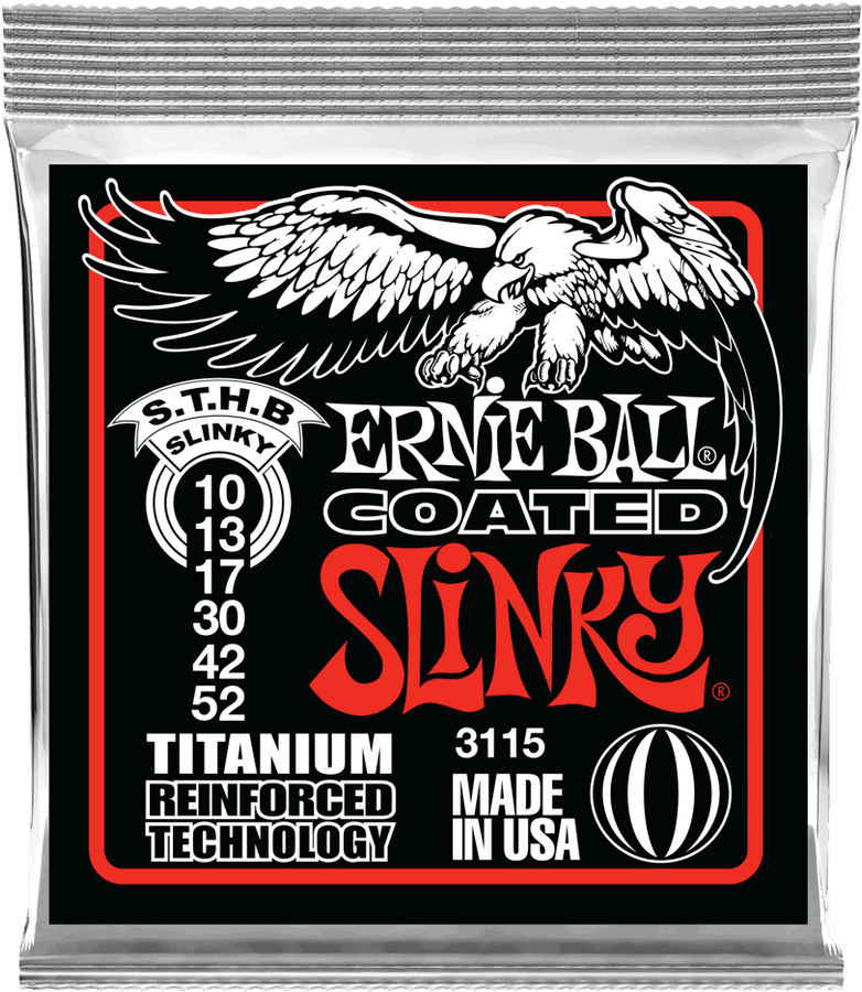 3115 Slinky revestidas Agudas finas Graves grossas 10-52