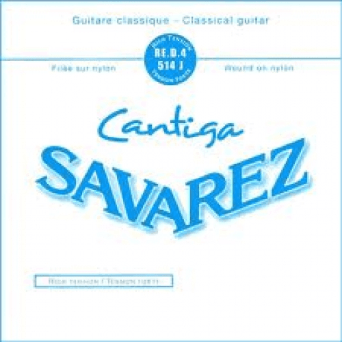 Savarez CLASSIC STRINGS NEW CRISTAL-CANTIGA UNIT BY 10 PIECES 4TH BLUE FILEE METAL AR
